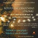 ROZSVÍCENÍ VÁNOČNÍHO STROMU 29.11.2025 od 15:30 hodin 1