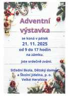 Adventní výstavka 21.11.2025 na zámku